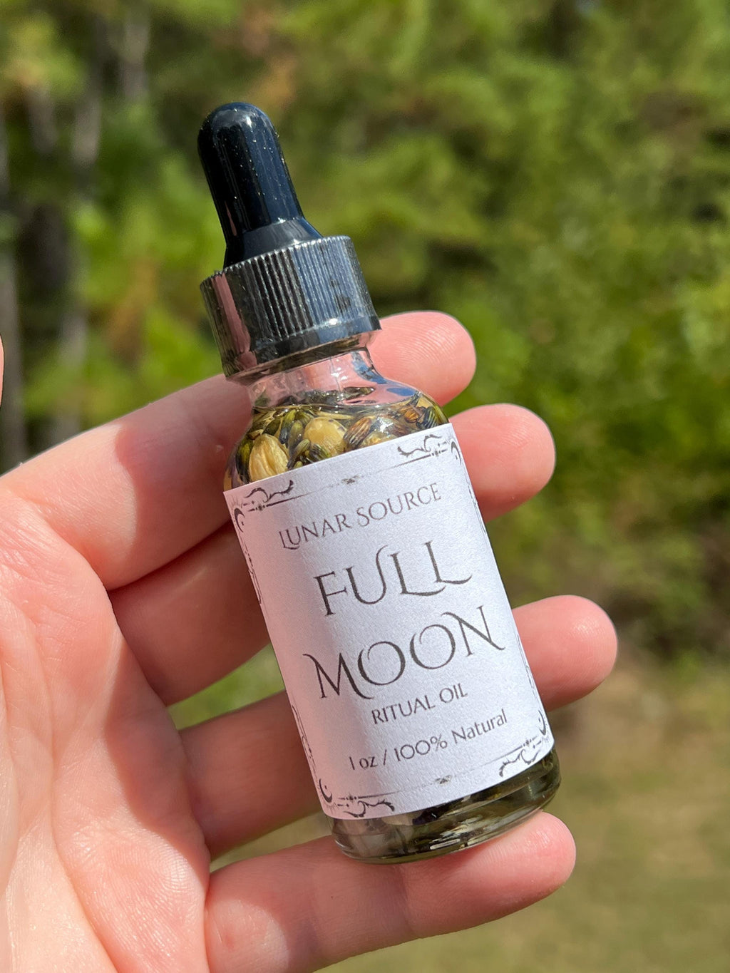 Moon Magick Ritual Oils | New Dark Moon Beginnings Manifestation | Full Moon Release | Witchcraft Spell Oil Candle Lunar Luna Body Perfume